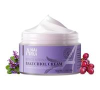 ANAiRUi Crema Viso Idratante con Bakuchiol, Viso e Collo, 50ml | Con acido ialuronico, squalano e collagene. Aiuta a idratare la pelle secca e a rendere meno visibili le linee sottili