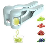 ANAIUCY Grape Cutter,Grape Cutter for Toddlers,Grape Slicer,Grape Cutter Tool,Tomato Slicer Cherry Grape Slicer, Creative Small Tool Strawberry Cutter, Stainless Steel Kitchen Gadget Fruit Slicer