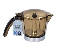 Anakel Home Caraffa di Ricambio per Macchina da Caffè Alicia 5513200919 Compatibile con Macchina del Caffè DeLonghi Alicia EMK9 | Ricambio Originale, 9 Tazze