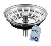 Anakel Home Tappo Lavello Cucina Compatibile con Franke | Tappo Filtro Universale, Acciaio Inox, Ø80 mm