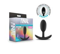 Avventure Anali Platinum M - Dildo Anale con Sfere Interna - Nero (Medio)