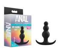 Avventure Anali Platinum - Dildo anale perlato (nero)