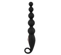 Anal Beads Vibranti 7 Funzioni Waterproof Silicone Plug Anale Nero