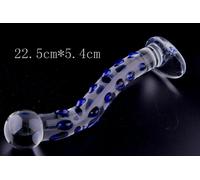 anal toy DILDO IN VETRO GLASS PLUG ANALE BACCHETTA BUTT sadomaso