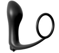 Anal Toys Fantasy Elite Collection Ass-Gasm Cockting Plug Nero