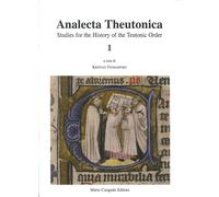Analecta theutonica. Studies for the history of the teutonic order. Vol. 1