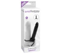 analfantasy - Dildo anale doppio indossabile - silicone nero