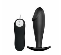 Plug Tappo Anale Vibrante Impermeabile in Silicone con Telecomando e 12 Funzioni