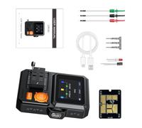 Analisi dei componenti portatile del tester del transistor digitale con display a colori per resistori condensatori e induttori Tester di resistenza del condensatore