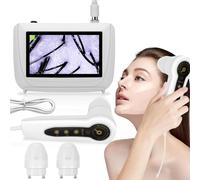 Analisi della pelle e dei capelli, dispositivo per l'analisi del cuoio capelluto, scanner digitale ricaricabile con schermo LCD da 5 po