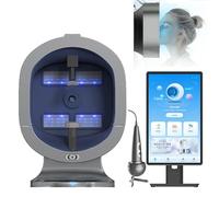 Analisi Della Pelle E Rilevamento Del Cuoio Capelluto 2 in 1: Rilevamento Multi-luce per Acne,Invecchiamento,Pigmentazione, Sensibilità, Analisi UV E Microflora,Uso Domestico E Professionale 21.5in
