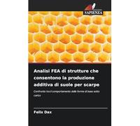 Analisi FEA di strutture che consentono la produzione additiva di suole per scarpe: Confronto tra il comportamento delle forme di base sotto carico