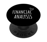 Analisi finanziaria Amante Uomini Donne Grafici Dati Investire PopSockets PopGrip Adesivo