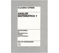 Analisi matematica 1 - Citrini Claudio