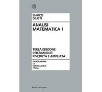 Analisi matematica. Vol. 1 - Giusti Enrico