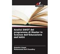 Analisi SWOT del programma di Master in Scienze dell'Educazione dell'AIOU