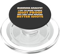 Analista aziendale rendere le cose Idiot Proof Business Analyst PopSockets PopGrip per MagSafe