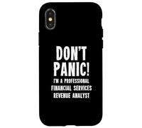 Analista dei ricavi dei servizi finanziari Custodia per iPhone X/XS