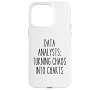 Analista di dati Statistico Tecnico Divertente Lavoro Statistico Matematico Custodia per iPhone 15 Pro Max