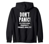 Analista di finanza immobiliare Felpa con Cappuccio