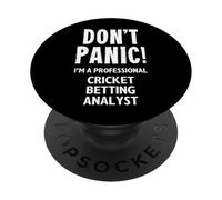 Analista di scommesse sul cricket PopSockets PopGrip Adesivo
