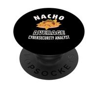 Analista medio di sicurezza informatica Nacho Divertente gioco di parole Cinco de Mayo PopSockets PopGrip Adesivo