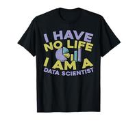 Analista Scienziato Dati Statistica Computer Data Scientist Maglietta