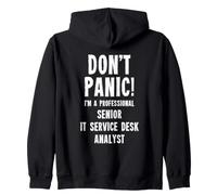 Analista Senior del Service Desk IT Felpa con Cappuccio