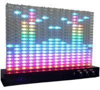 Analizzatore audio a LED a 14 segmenti: lampada colorata for la visualizzazione del suono for gli amanti della musica e gli appassionati di elettronica