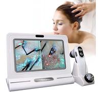 Analizzatore Capelli, Microscopio Digitale per Il Cuoio Capelluto, microscopio digitale da 11 pollici 50X 200X, macchina per follicoli del cuoio capelluto per salone di bellezza domestico