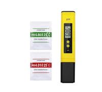 Analizzatore del Terreno Misuratore di qualità 'acqua ad alta precisione 0,01 PH, misuratore pH digitale LCD, intervallo misurazione, penna prova adatta for acquari piscine(Yellow)