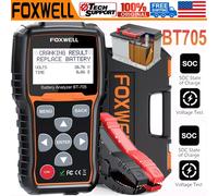 Analizzatore del Tester della batteria dell'auto FOXWELL BT705 12V 100-2000 CCA 24V Tester di carico della batteria strumento di prova del sistema di ricarica del camion automatico