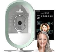 Analizzatore Della Pelle 3D, Rilevatore di Pelle Intelligente AI, Imaging Spettrale a 12 Livelli, Analizzatore di Umidità Facciale 40 Mp, Analisi Della Pelle, Profondità e Fronte/Lato del Viso,A