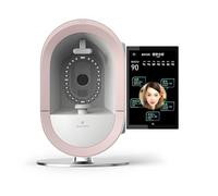 Analizzatore della pelle con intelligenza artificiale, analisi della pelle del viso, rilevamento 3D dei problemi della pelle con 12 spettri, analisi dei dati di 30 indicatori,Pink