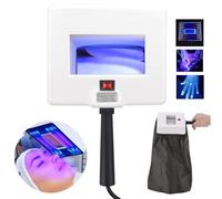 Analizzatore della pelle con lampada Woods, analizzatore di ingrandimento professionale rilevatore di pelle test di bellezza cura del viso SPA viso macchina per salone di casa