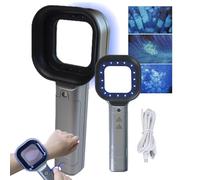 Analizzatore Della Pelle Con Lampada Woods- Area Lente Visibile 40 * 40 Mm, Tempi Di Ingrandimento: 2X, Funzionamento Con Un Solo Tasto Per Test Cutanei Home Care Salon Spa, Per Cura Di Cani/Gatti