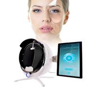 Analizzatore della pelle professionale, analizzatore intelligente della pelle del viso 3D, strumenti di analisi della pelle AI da 38 MP, per la valutazione delle condizioni della pelle
