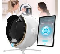 Analizzatore della Pelle Professionale, Dispositivo Intelligente per L'analisi della Pelle del Viso con Ai,Analizzatore di Idratazione del Viso a 8 Spettri, Multilingue,13.3in