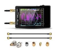 Analizzatore di antenna di rete vettoriale VNA-H da 2,8 pollici 10 KHz-1,5 GHz MF HF VHF UHF con analizzatore di spettro versione V3.6 slot for scheda SD Analisi della potenza del segnale(With SMA Ada