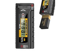 Analizzatore di Batterie - Tester per Pile Domestiche | Dispositivo Elettrico con Display Digitale per Pile AA AAA C D 9V a Bottone