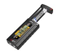 Analizzatore di Batterie - Tester per Pile Domestiche - Dispositivo Elettrico con Display Digitale per Pile AA AAA C D 9V a Bottone