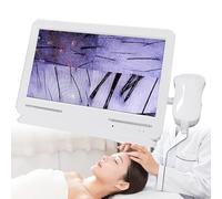 Analizzatore di capelli di pelle e capelli, macchina per analisi diagnostica, scanner diagnostico, schermo digitale del cuoio capelluto digitale