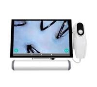 Analizzatore di capelli e pelle a doppia sonda per diagnosi della pelle, rilevatore del cuoio capelluto, quattro spettri/archiviazione foto/congelamento fotogramma/confronto di quattro fotog