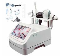 Analizzatore di capelli e pelle, rilevatore di cuoio capelluto 5 in 1, analizzatore di capelli e pelle, macchina per l'analisi del cuoio capelluto, scanner digitale con schermo LCD da 10 pol