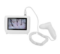 Analizzatore di Capelli per Diagnosi della Pelle,50X 200X,Rilevatore di umidità con Ingrandimento Dell'olio del Follicolo Pilifero Ricaricabile Analizzatore di Pigmenti della