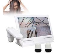 Analizzatore di Capelli per Diagnosi della Pelle e rilevatore di peli e pelle, dispositivo per l'analisi del cuoio capelluto, scanner, microscopio multifunzionale per l'analisi del cuoio cap