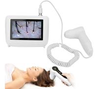 Analizzatore di Capelli per Diagnosi della Pelle pelle e i capelli, scanner da 5 pollici, microscopio digitale ricaricabile, macchina multifunzionale per il cuoio capelluto di follicoli, tes