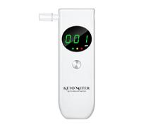 Analizzatore di Chetoni Nel Respiro Accurato, Misuratore di Chetoni Nel Respiro Digitale, Tester di Chetoni Nel Respiro con 10 Bocchini Riutilizzabili per Testare la Chetosi