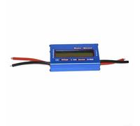 Analizzatore di potenza DC 0-100A con display LCD per pannelli solari e sistemi eolici, misura tensione, corrente, flusso di energia, compatibile con