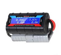 Analizzatore di potenza, misuratore digitale LCD da 150 A, con rilevamento della tensione e calcolo del tempo di scarica, per connettori Anderson (200 A)